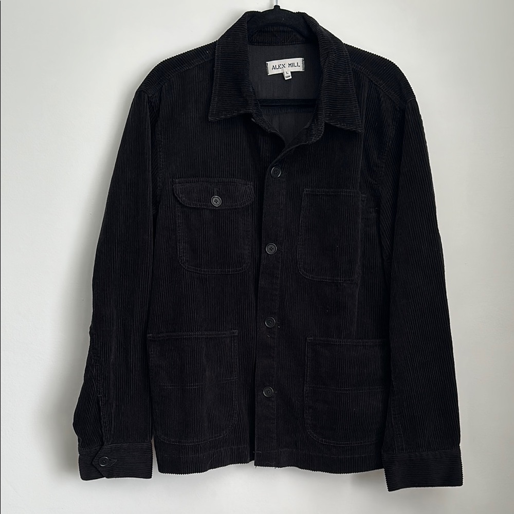 Alex Mill Black Corduroy Chore Jacket